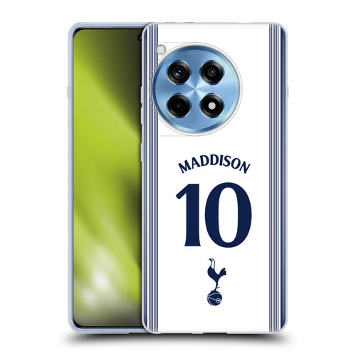 Tottenham Hotspur F.C. 2024/25 Players Home Kit James Maddison Soft Gel Case for OnePlus 12R
