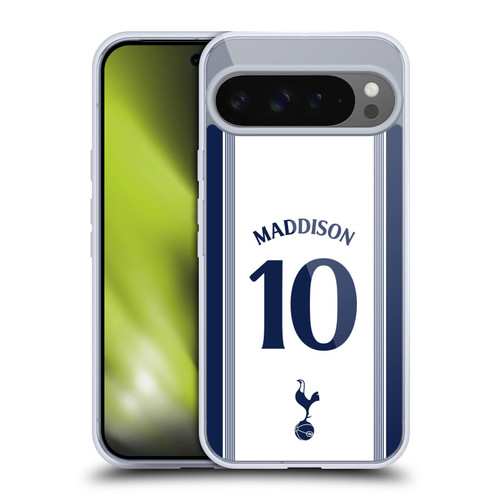 Tottenham Hotspur F.C. 2024/25 Players Home Kit James Maddison Soft Gel Case for Google Pixel 9 Pro XL Tottenham Hotspur F.C. 2024/25 Players Home Kit James Maddison Soft Gel Case for Google Pixel 9 Pro XL