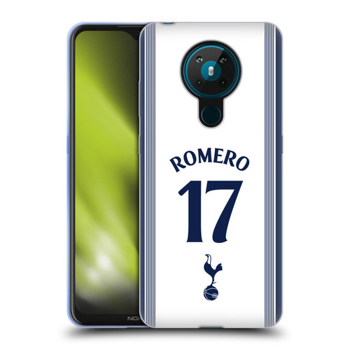 Tottenham Hotspur F.C. 2024/25 Players Home Kit Cristian Romero Soft Gel Case for Nokia 5.3