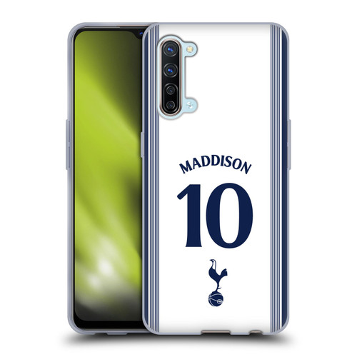 Tottenham Hotspur F.C. 2024/25 Players Home Kit James Maddison Soft Gel Case for OPPO Find X2 Lite 5G