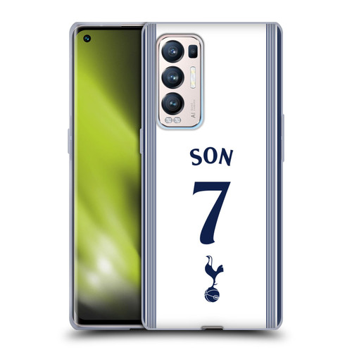 Tottenham Hotspur F.C. 2024/25 Players Home Kit Son Heung-Min Soft Gel Case for OPPO Find X3 Neo / Reno5 Pro+ 5G Tottenham Hotspur F.C. 2024/25 Players Home Kit Son Heung-Min Soft Gel Case for OPPO Find X3 Neo / Reno5 Pro+ 5G