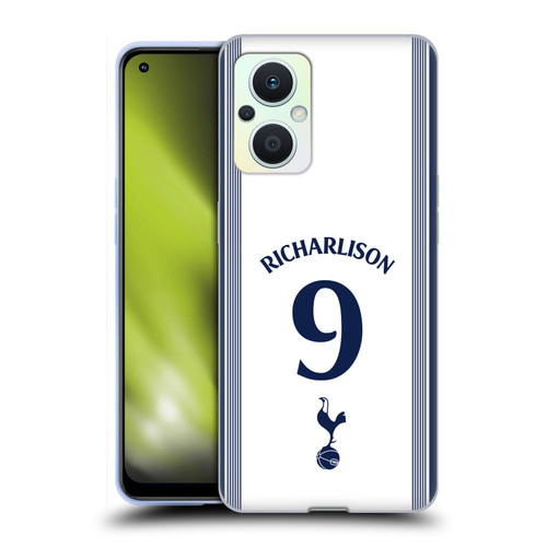 Tottenham Hotspur F.C. 2024/25 Players Home Kit Richarlison Soft Gel Case for OPPO Reno8 Lite Tottenham Hotspur F.C. 2024/25 Players Home Kit Richarlison Soft Gel Case for OPPO Reno8 Lite