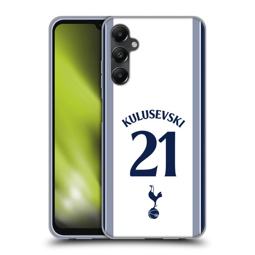 Tottenham Hotspur F.C. 2024/25 Players Home Kit Dejan Kulusevski Soft Gel Case for Samsung Galaxy A05s