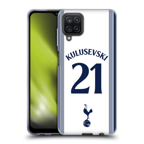 Tottenham Hotspur F.C. 2024/25 Players Home Kit Dejan Kulusevski Soft Gel Case for Samsung Galaxy A12 (2020)