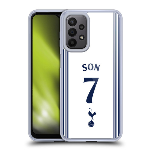 Tottenham Hotspur F.C. 2024/25 Players Home Kit Son Heung-Min Soft Gel Case for Samsung Galaxy A23 / 5G (2022)