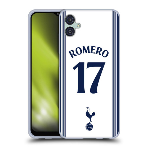 Tottenham Hotspur F.C. 2024/25 Players Home Kit Cristian Romero Soft Gel Case for Samsung Galaxy M04 5G / A04e
