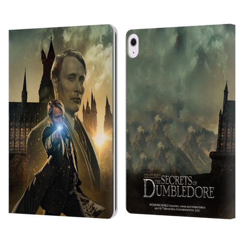 Fantastic Beasts: Secrets of Dumbledore Character Art Gellert Grindelwald Leather Book Wallet Case Cover For Apple iPad Air 13 2024