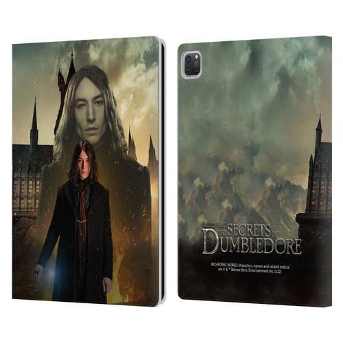 Fantastic Beasts: Secrets of Dumbledore Character Art Credence Barebone Leather Book Wallet Case Cover For Apple iPad Pro 13 M4 2024