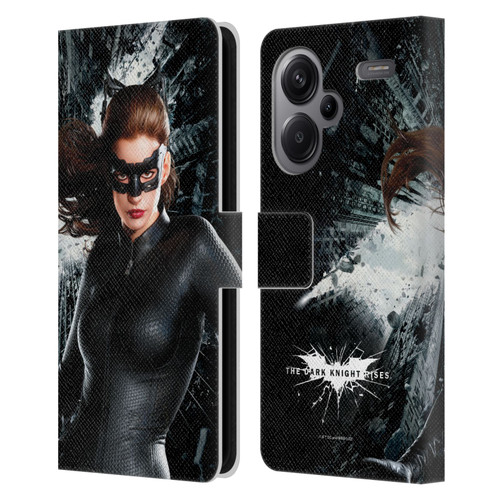 The Dark Knight Rises Character Art Catwoman Leather Book Wallet Case Cover For Xiaomi Redmi Note 13 Pro Plus 5G