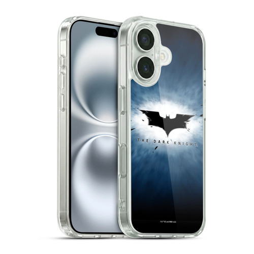 The Dark Knight Graphics Logo Soft Gel Case for Apple iPhone 16