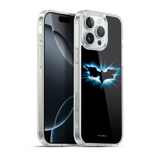 The Dark Knight Graphics Logo Black Soft Gel Case for Apple iPhone 16 Pro Max