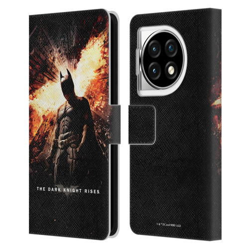 The Dark Knight Rises Key Art Batman Poster Leather Book Wallet Case Cover For OPPO OnePlus Ace 3 5G