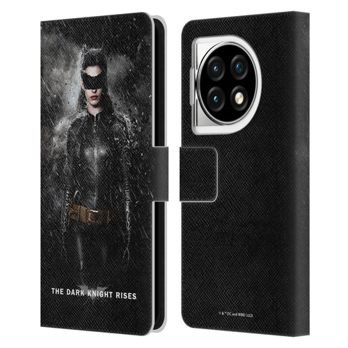 The Dark Knight Rises Key Art Catwoman Rain Poster Leather Book Wallet Case Cover For OPPO OnePlus Ace 3 5G