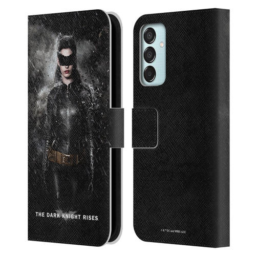 The Dark Knight Rises Key Art Catwoman Rain Poster Leather Book Wallet Case Cover For Samsung Galaxy M15/F15 5G
