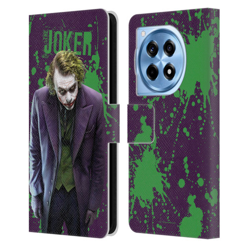 The Dark Knight Graphics Character Art Leather Book Wallet Case Cover For OnePlus 12R