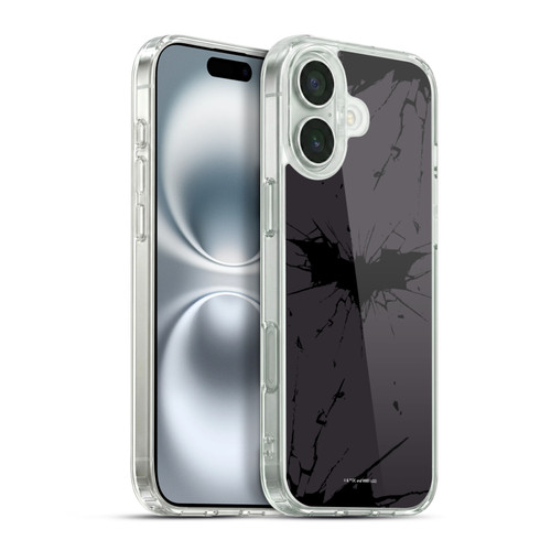 The Dark Knight Rises Logo Black Soft Gel Case for Apple iPhone 16 Plus & MagSafe