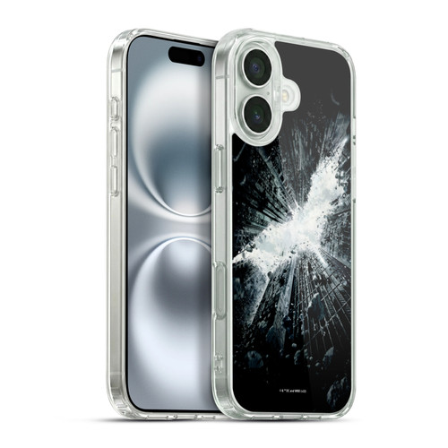 The Dark Knight Rises Logo Poster Soft Gel Case for Apple iPhone 16 Plus & MagSafe