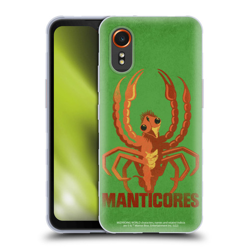 Fantastic Beasts: Secrets of Dumbledore Graphic Badges Manticores Soft Gel Case for Samsung Galaxy Xcover7 5G