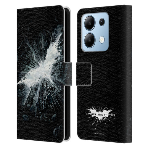 The Dark Knight Rises Logo Poster Leather Book Wallet Case Cover For Xiaomi Redmi Note 13/13 Pro 5G