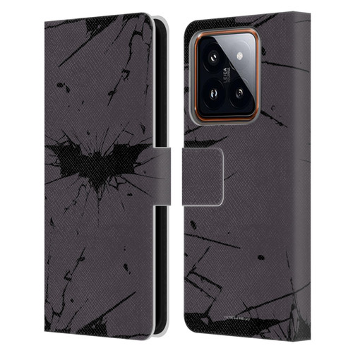 The Dark Knight Rises Logo Black Leather Book Wallet Case Cover For Xiaomi 14