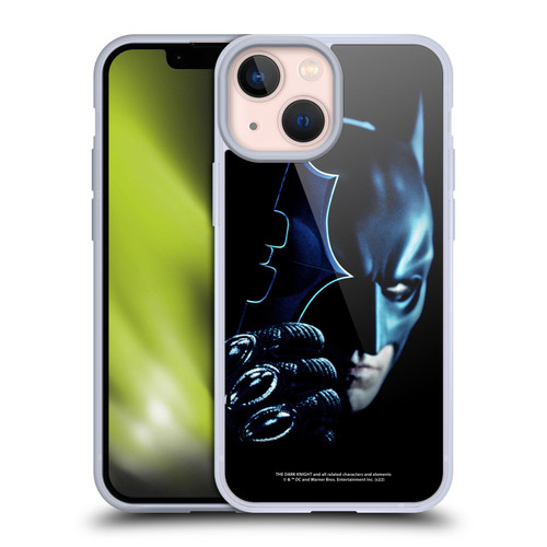 The Dark Knight Key Art Batman Batarang Soft Gel Case for Apple iPhone 13 Mini & MagSafe