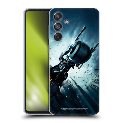 The Dark Knight Key Art Batman Batpod Soft Gel Case for Samsung Galaxy M55 5G