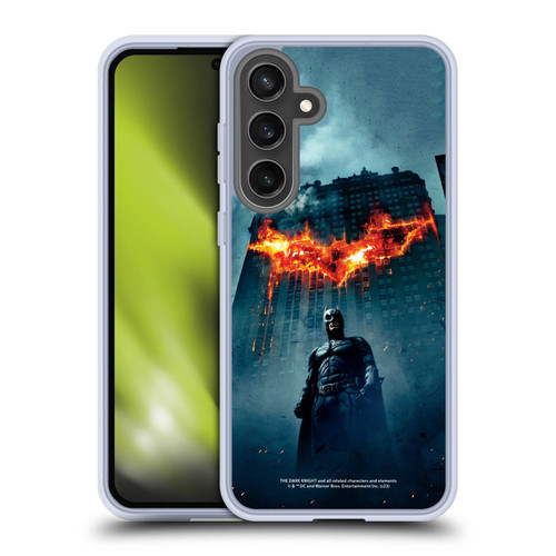 The Dark Knight Key Art Batman Poster Soft Gel Case for Samsung Galaxy S24 FE