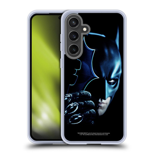 The Dark Knight Key Art Batman Batarang Soft Gel Case for Samsung Galaxy S24 FE & MagSafe