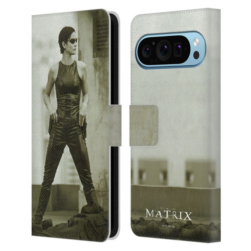 The Matrix Key Art Trinity Leather Book Wallet Case Cover For Google Pixel 9 / Pixel 9 Pro