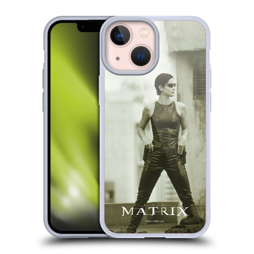 The Matrix Key Art Trinity Soft Gel Case for Apple iPhone 13 Mini