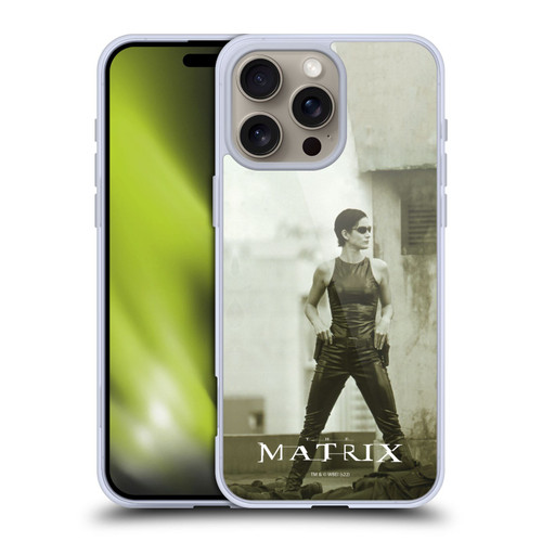 The Matrix Key Art Trinity Soft Gel Case for Apple iPhone 16 Pro Max