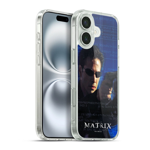 The Matrix Key Art Neo 1 Soft Gel Case for Apple iPhone 16 Plus & MagSafe