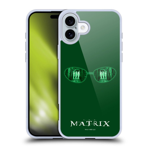 The Matrix Key Art Glass Soft Gel Case for Apple iPhone 16 Plus
