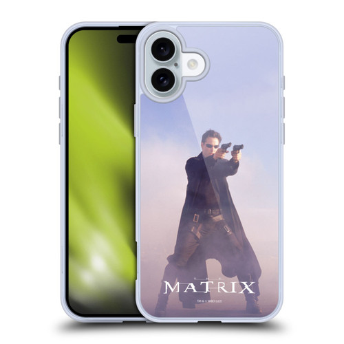 The Matrix Key Art Neo 2 Soft Gel Case for Apple iPhone 16 Plus