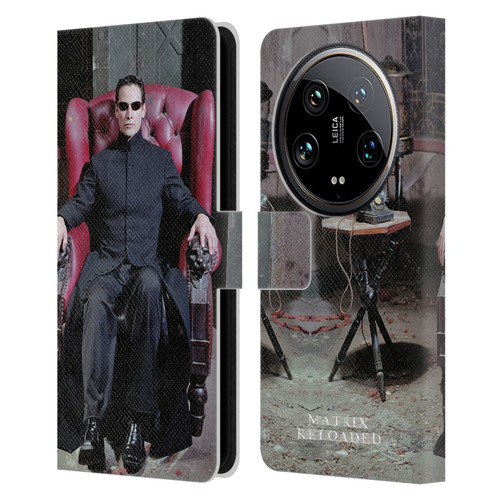 The Matrix Reloaded Key Art Neo 4 Leather Book Wallet Case Cover For Xiaomi 14 Ultra