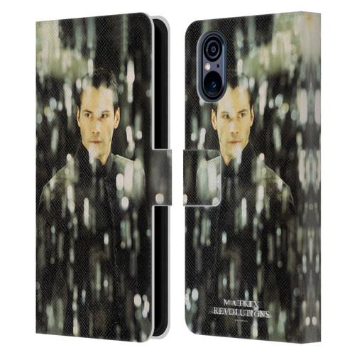 The Matrix Revolutions Key Art Neo 1 Leather Book Wallet Case Cover For Sony Xperia 5 V 5G