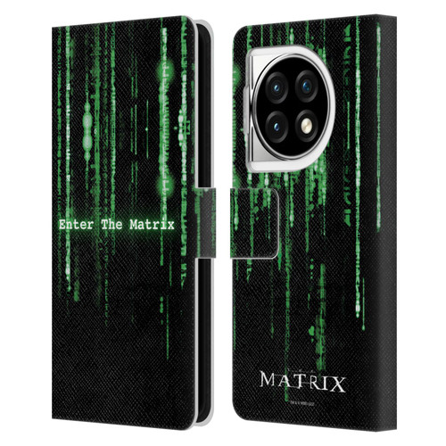 The Matrix Key Art Enter The Matrix Leather Book Wallet Case Cover For OPPO OnePlus Ace 3 5G