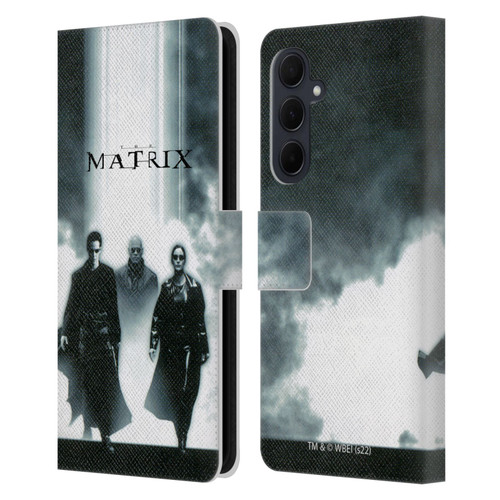 The Matrix Key Art Group 2 Leather Book Wallet Case Cover For Samsung Galaxy A35 5G