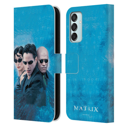 The Matrix Key Art Group 3 Leather Book Wallet Case Cover For Samsung Galaxy M15/F15 5G