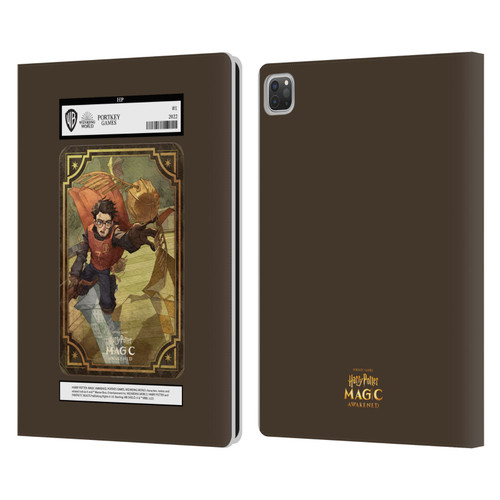 Harry Potter: Magic Awakened Characters Harry Potter Card Leather Book Wallet Case Cover For Apple iPad Pro 13 M4 2024