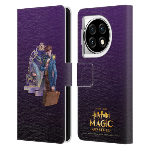 Harry Potter: Magic Awakened Characters Newt Leather Book Wallet Case Cover For OPPO OnePlus Ace 3 5G