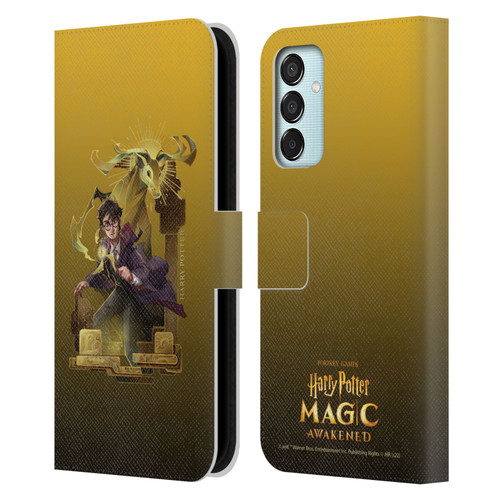 Harry Potter: Magic Awakened Characters Harry Potter Leather Book Wallet Case Cover For Samsung Galaxy M15/F15 5G