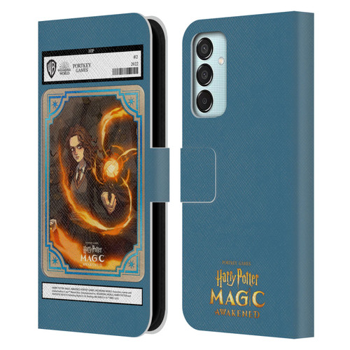 Harry Potter: Magic Awakened Characters Hermione Card Leather Book Wallet Case Cover For Samsung Galaxy M15/F15 5G