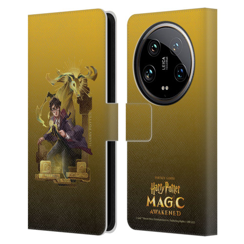 Harry Potter: Magic Awakened Characters Harry Potter Leather Book Wallet Case Cover For Xiaomi 14 Ultra