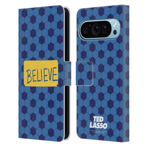 Ted Lasso Season 1 Graphics Believe Leather Book Wallet Case Cover For Google Pixel 9 / Pixel 9 Pro