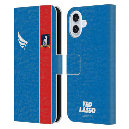 Ted Lasso Season 1 Graphics Jersey Leather Book Wallet Case Cover For Apple iPhone 16 Plus