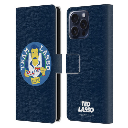 Ted Lasso Season 1 Graphics Team Lasso Leather Book Wallet Case Cover For Apple iPhone 16 Pro Max