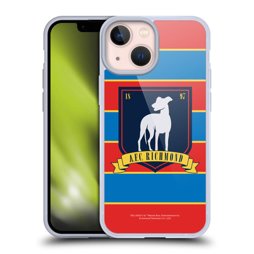 Ted Lasso Season 1 Graphics A.F.C Richmond Stripes Soft Gel Case for Apple iPhone 13 Mini