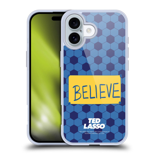 Ted Lasso Season 1 Graphics Believe Soft Gel Case for Apple iPhone 16