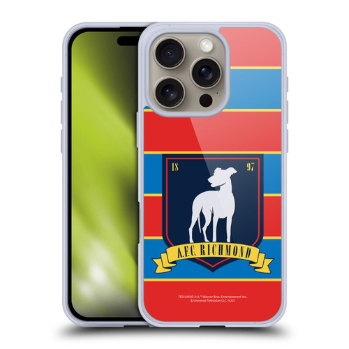 Ted Lasso Season 1 Graphics A.F.C Richmond Stripes Soft Gel Case for Apple iPhone 16 Pro